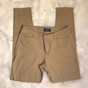 NWOT Old Navy Khaki Women’s Pixie Mid Rise Pant
